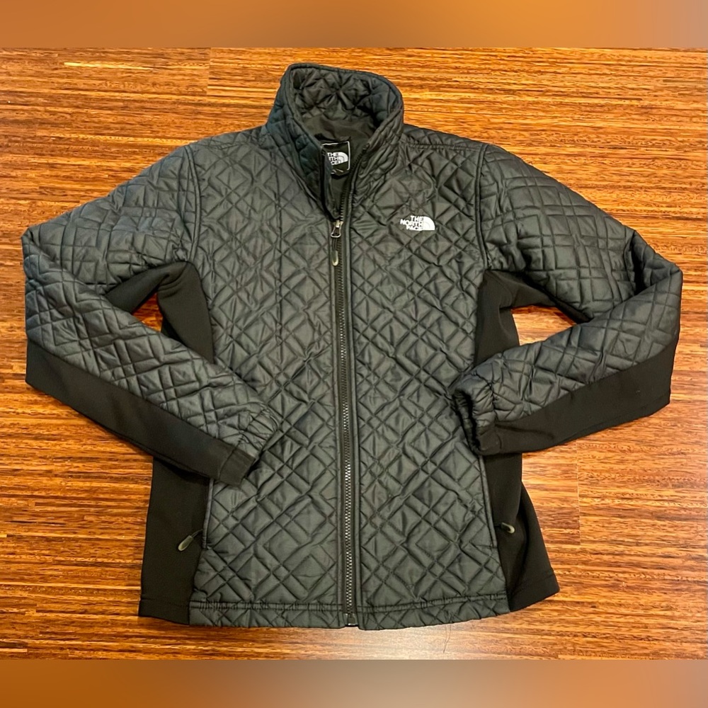The north face quilted full zip jacket size small VGUC